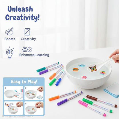 KIDNCO Water Floating Painting Marker Set  of 12 Colors